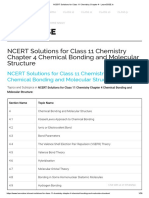 NCERT Solutions For Class 11 Chemistry Chapter 4 - LearnCBSE - in