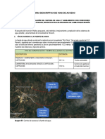 Memoria Descriptiva Vias de Acceso