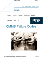 CMMS Failure Codes