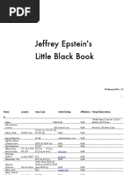 Jeffrey Epstein's Little Black Book