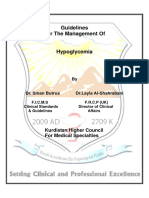 Guideline, Management of Hypoglycemia