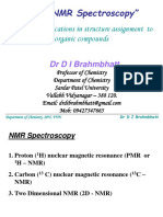 1H - NMR Spectros