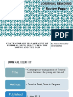 Review Paper: Contemporarymanagementof Femoralneck Fractures: The Young and The Old