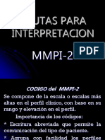 Pautas para Interpretacion Mmpi-2