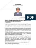 La Cosa Juzgada - Inmutabilidad de La Sentencia. Por. Dr. Janner Alan Lopez Avendaño