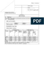 Heat Engine I. Objectives II. Data and Results Air Calculations