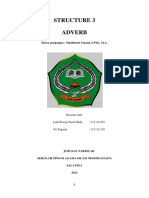 Structure 3 Adverb: Dosen Pengampu: Maslihatul Umami, S.Pdi., M.A