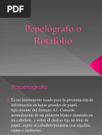 Pepelógrafo o Rotafolio