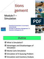 Operations Management: Module F - Simulation