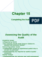 Completing The Audit