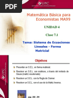 Clase 7.1 Mbe Sel - Matrices