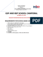 GSP and BSP School Camporal