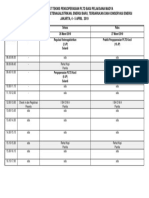 Jadwal DT. Pengoperasian PLTD Bagi Pelaksana Madya 4 - 5 April 2019