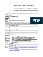 Evidencias de Difusión Del SSU JJ