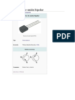 Transistor de Unión Bipolar