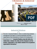 Industrial Relations Industrial Disputes - Prikshit Saini