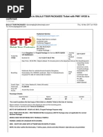 WWW - Balajitourspackage.in: BALAJI TOUR PACKAGES Ticket With PNR 14930 Is Confirmed