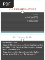 TCI Packaging Division: Group 7