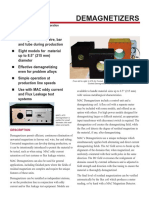 Demagnetizers: and Tube During Production