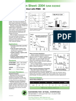 Specification Sheet: 2304: (UNS S32304)