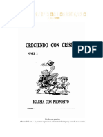 Creciendo Con Cristo-Nivel 2 PDF