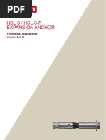 Technical Data Sheet For The HSL 3 Heavy Duty Anchor Technical Information ASSET DOC 2331111