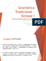 GT - Sintaxe I - Aula 3 (2ºsem2016)