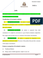 Gravimetric Analysis