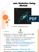 3) Basic Statistics Using Minitab