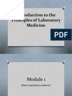 Introduction To The Principles of Laboratory Medicine