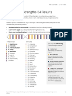 Your Cliftonstrengths 34 Results: 1. Significance 2. Futuristic 3. Individualization 4. Focus 5. Maximizer