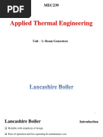 Applied Thermal Engineering: Unit - 1: Steam Generators