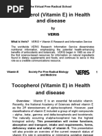 Tocopherol (Vitamin E) in Health and Disease: Veris