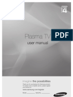 Plasma TV: User Manual