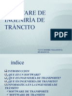 Software de Ingeniería Del Tránsito