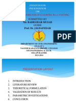 Finite Element Analysis of Eccentric R.C.C Footing