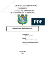 Esquema Del Informe para Internado Clínico