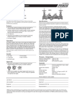 Series 826YD Specification Sheet