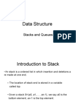 Data Structure: Stacks and Queues