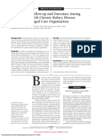 Longitudinal Follow-Up and Outcomes Among A Population With Chronic Kidney Disease in A Large Managed Care Organization