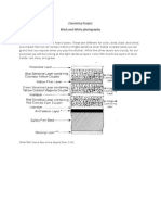Chemistry Project Black and White Photography Basic Idea