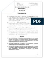 Certificado Revisor Fiscal Pruebas de Derecho