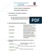 Cuestionario Consolidado Control de Emergencias