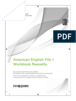 American English File 1 Workbook Resuelto