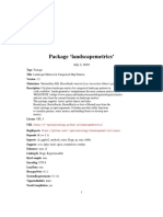 Landscape Metrics