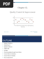 Chapter 12: Quality Control & Improvement Yasar A. Ozcan 1