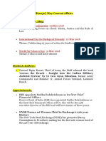 May Current Affairs File