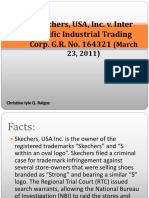 Skechers, USA, Inc. v. Inter Pacific Industrial Trading Corp. G.R. No. 164321