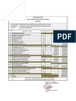 Quotation Soil Investigation Work Natal: I Preparation of Work