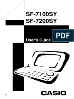 Casio Sf-7200sy PDF